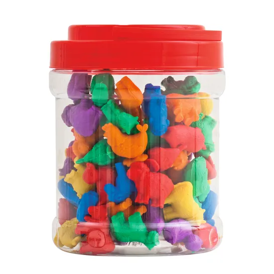 Teachables Farm Animal Counters - Set of 72 - Modern Teaching Aids NZ