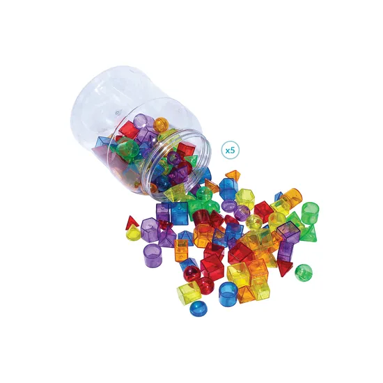 Teachables Translucent Geometric Shapes Kit - Modern Teaching Aids NZ