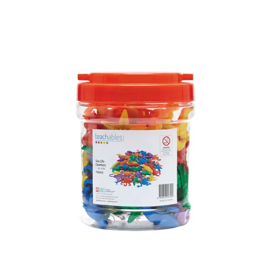 Teachables Sea Life Counters - 84 Pieces - Modern Teaching Aids NZ