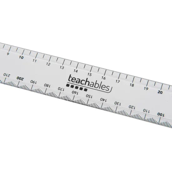 Teachables Plastic Rulers 30cm - Pack of 30 - Modern Teaching Aids NZ