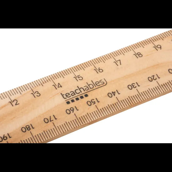 Teachables Wooden Rulers 30 cm - Pack of 30 - Modern Teaching Aids NZ