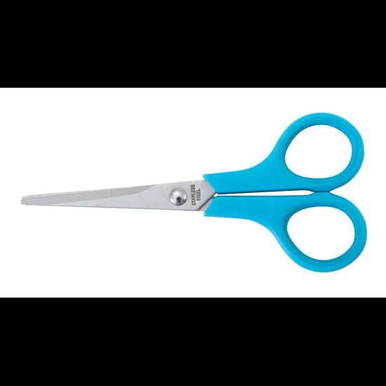 Teachables Scissor Block with 12 Stationery Scissors 14 cm Blue - Modern Teaching Aids NZ