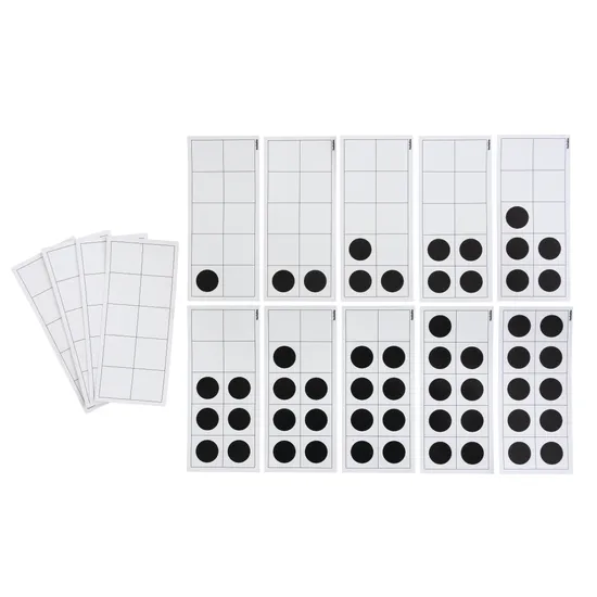 Teachables Tens Frames Work Cards - Set of 14 - Modern Teaching Aids NZ