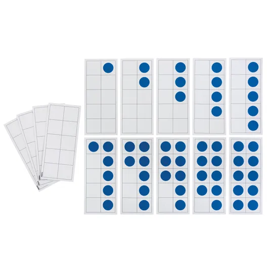 Teachables Tens Frames Work Cards - Set of 14 - Modern Teaching Aids NZ