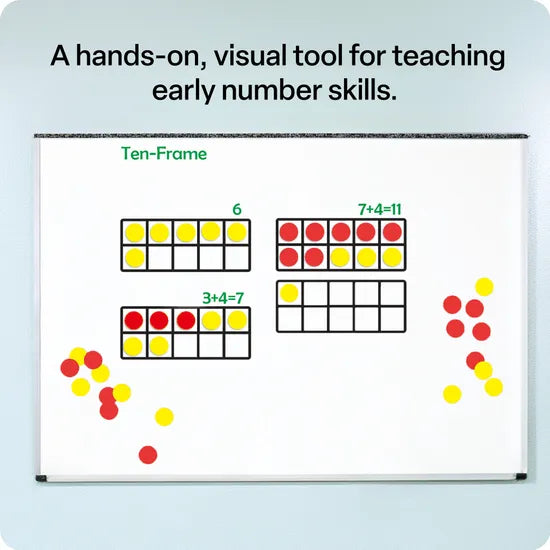 Teachables Large Magnetic Tens Frames - Demonstration Set - Modern Teaching Aids NZ