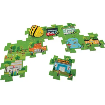 Bee-Bot Road Maze Tiles - Town - Modern Teaching Aids NZ