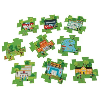 Bee-Bot Road Maze Tiles - Town - Modern Teaching Aids NZ