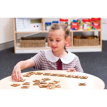 Wooden Tactile Coding Discs - Set of 24 - Modern Teaching Aids NZ