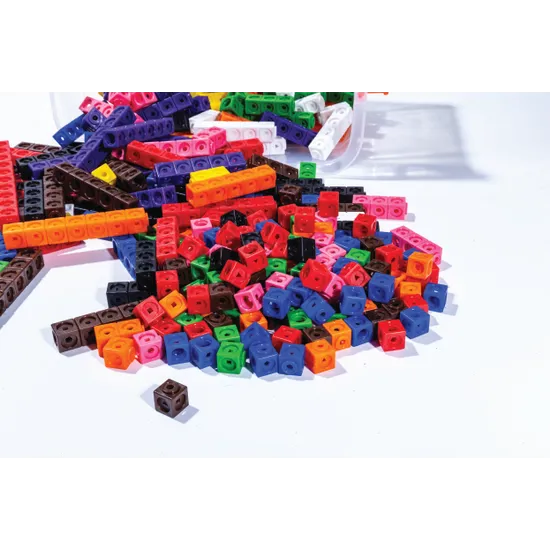 Teachables 2 cm Linking Cubes - 1000 Pieces in Container - Modern Teaching Aids NZ