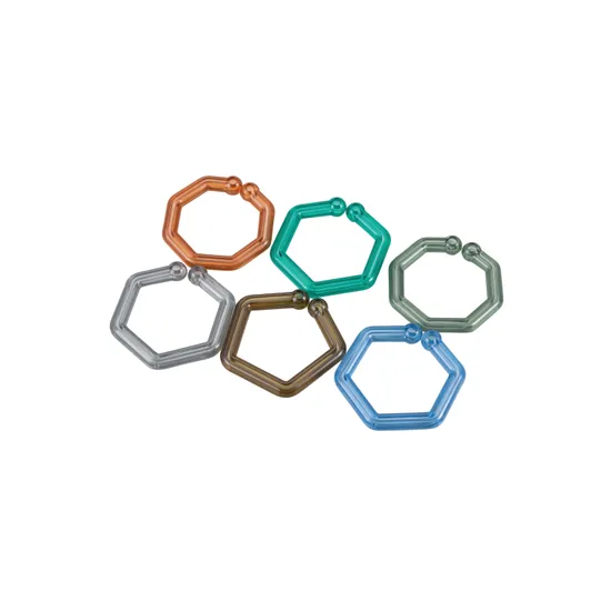 Translucent Geo Shape Links - 120 pc - Modern Teaching Aids NZ