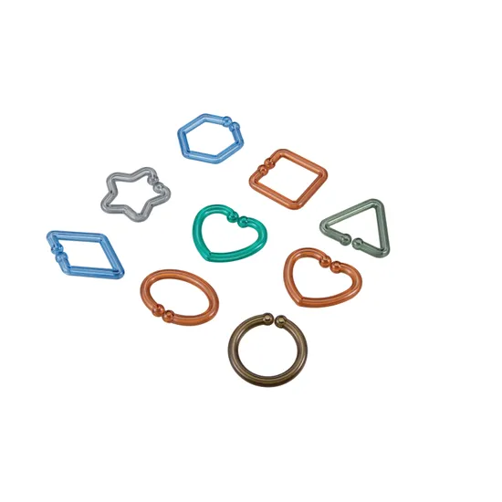 Translucent Geo Shape Links - 120 pc - Modern Teaching Aids NZ