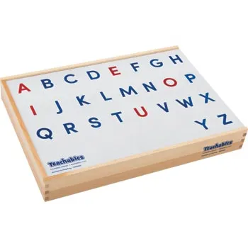 Teachables Alphabet Tray with Upper & Lower Case Letters - Modern Teaching Aids NZ