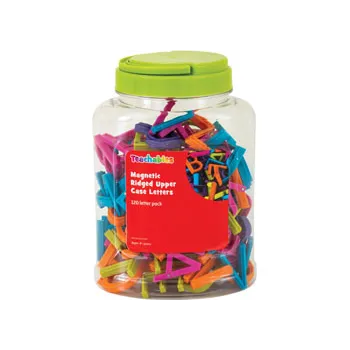 Teachables Magnetic Ridged Upper Case Letters 120 Pk - Modern Teaching Aids NZ