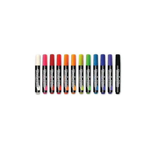 Teachables Glass & Whiteboard Markers - Pack of 12 - Modern Teaching Aids NZ