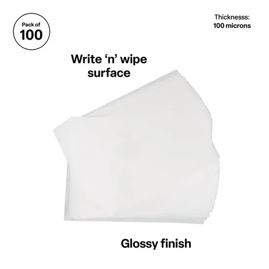 Teachables Laminating Pouches 100 mic A4 - Pack of 100 - Modern Teaching Aids NZ