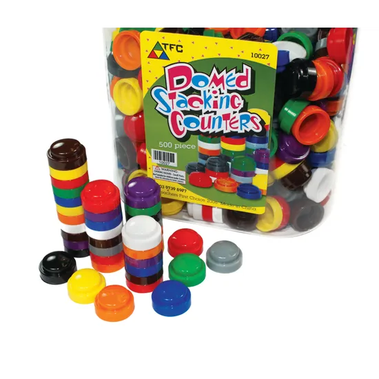 Teachables Counters - Dome Stacking - 500 Pieces - Modern Teaching Aids NZ