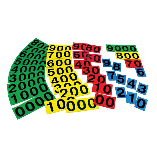 Teachables Magnetic Number Builders - Set of 40