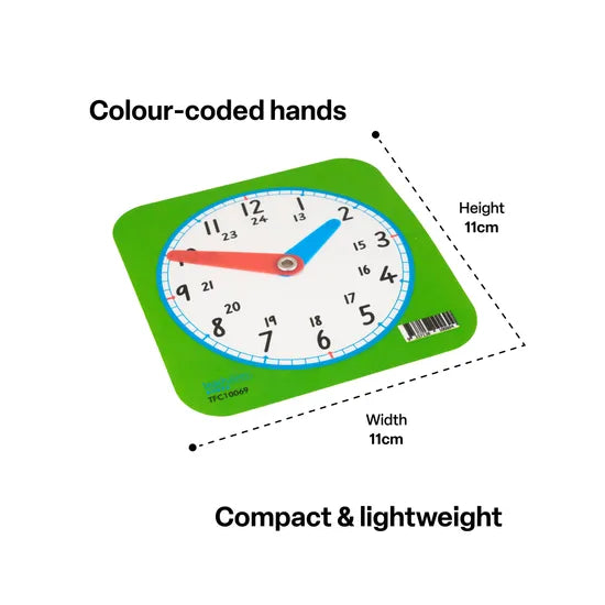 Teachables Clock Face - Small - 24-Hour - Modern Teaching Aids NZ
