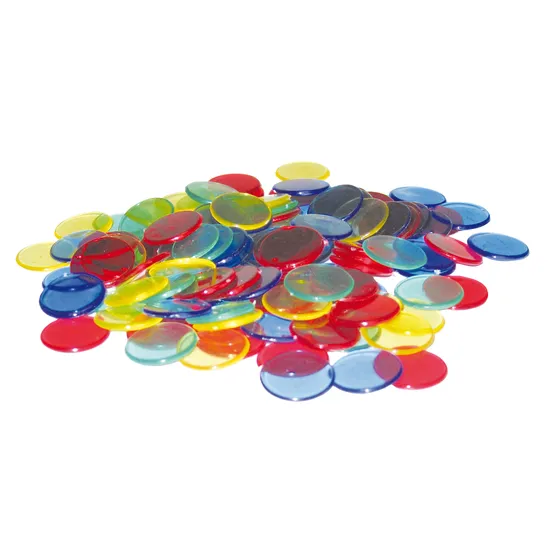 Teachables Transparent Counters - 16 mm, Pack of 1,000 - Modern Teaching Aids NZ