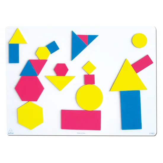 Teachables Magnetic Attribute Blocks - Set of 36 - Modern Teaching Aids NZ