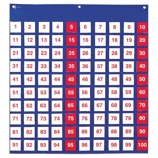 Teachables Hundreds Chart - Vinyl with Cards - Modern Teaching Aids NZ