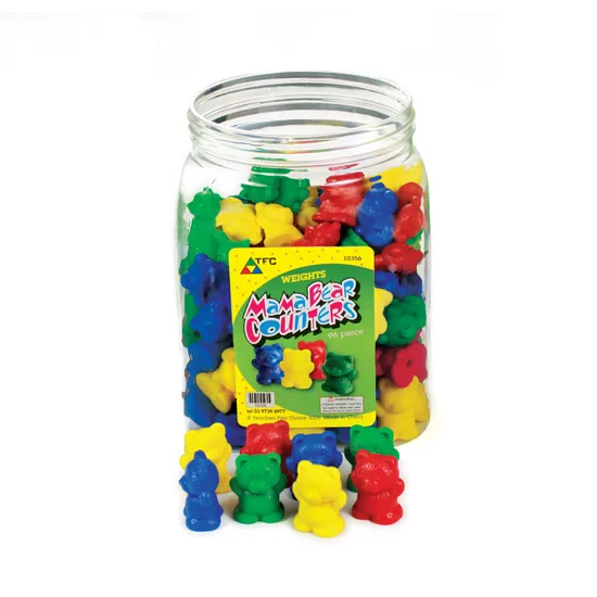 Teachables Bear Counters - Mama, 8 g, Set of 96 - Modern Teaching Aids NZ