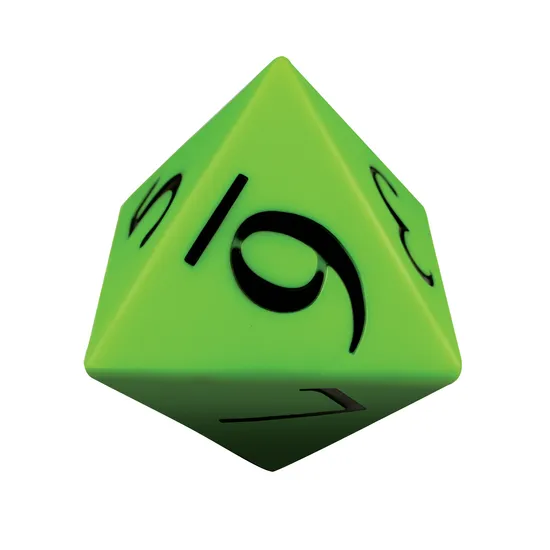 Teachables PVC Dice - 8-Face, 110 mm, Numbered - Modern Teaching Aids NZ