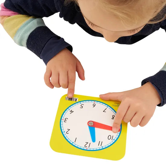 Teachables Clock Face - Small, 12-Hour, Single - Modern Teaching Aids NZ