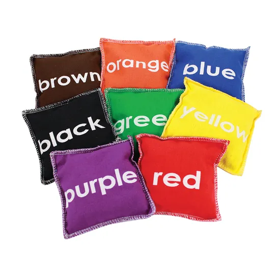 Teachables Bean Bags - Coloured, Set of 8