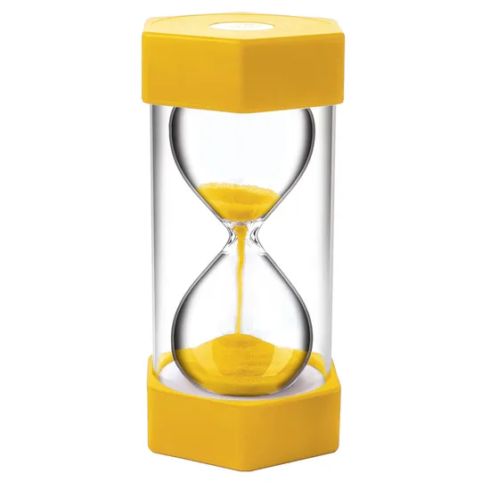 Teachables Sand Timer - Giant, 3 Minutes, Yellow - Modern Teaching Aids NZ