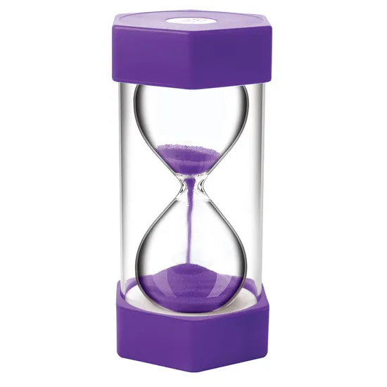 Teachables Sand Timer - Giant, 15 Minutes, Purple - Modern Teaching Aids NZ