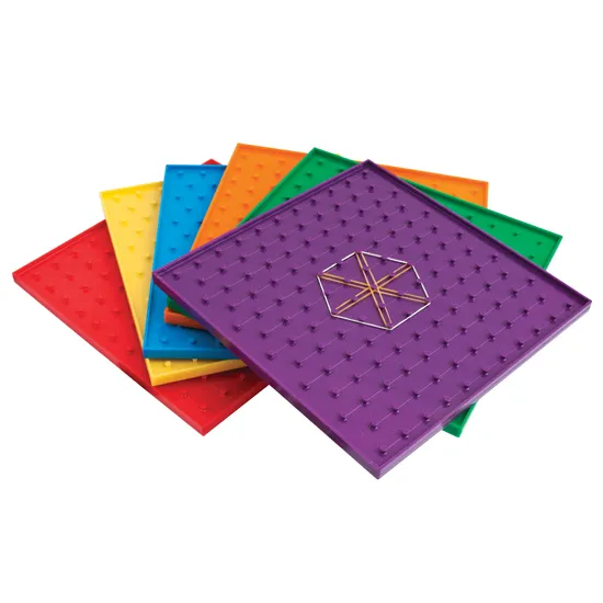 Teachables Rainbow Geoboard - 23 cm - Modern Teaching Aids NZ