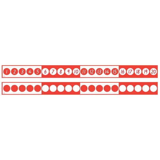 Teachables Number Line Strips - 1 to 20