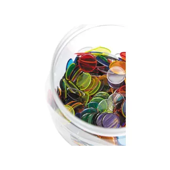 Teachables Transparent Counters - 22 mm, Pack of 1000 - Modern Teaching Aids NZ