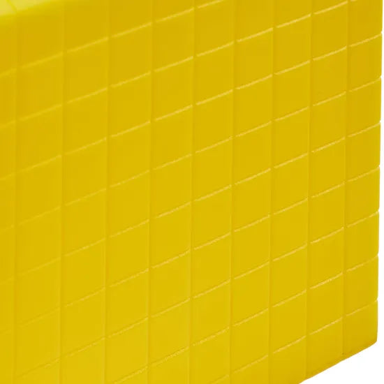 Teachables Base Ten MAB Cube - Plastic, Yellow - Modern Teaching Aids NZ