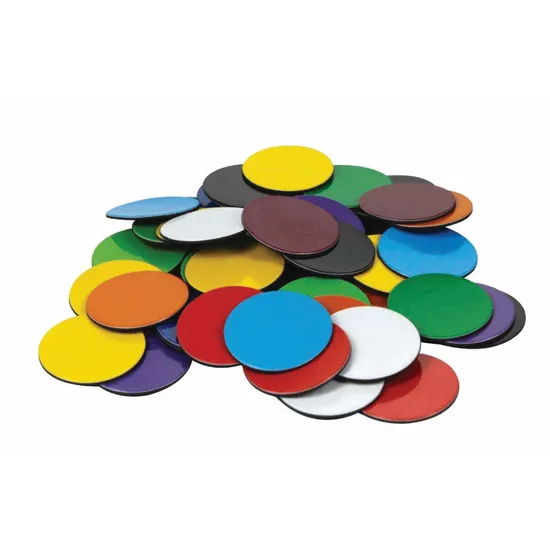 Teachables Magnetic Counters - 25 mm, Set of 100 - Modern Teaching Aids NZ