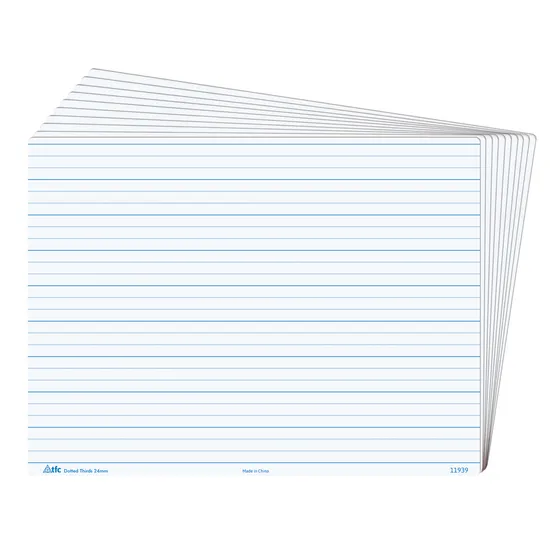 Teachables Lesson Boards Dotted Thirds - Pack of 30 - Modern Teaching Aids NZ