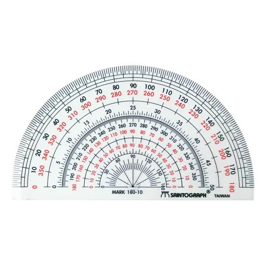 Teachables Protractor - 180° Advanced - Modern Teaching Aids NZ