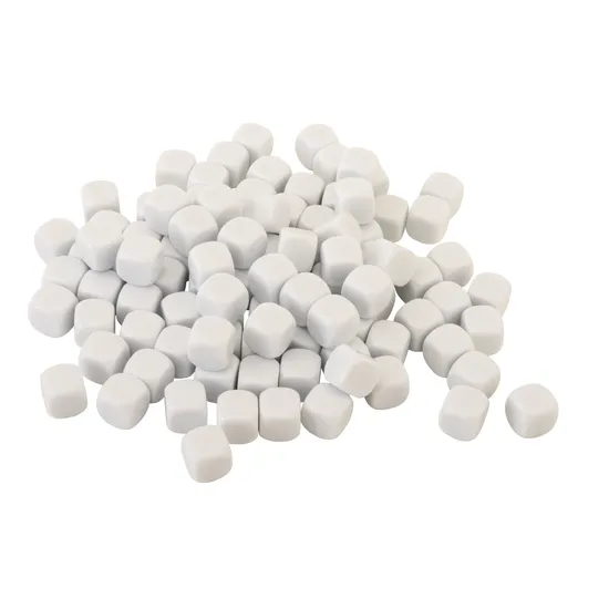 Teachables Blank Dice - 16 mm, Jar of 100 - Modern Teaching Aids NZ