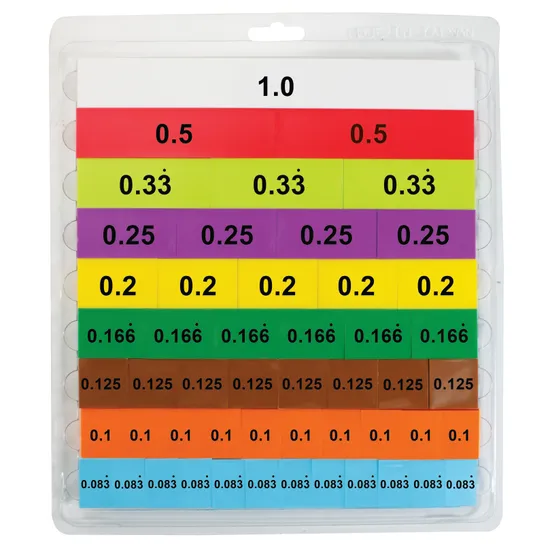 Teachables Decimal Bars - Student Set, Pack of 51