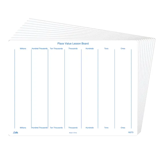 Teachables Show & Tell Cards - Place Value, Pack of 30