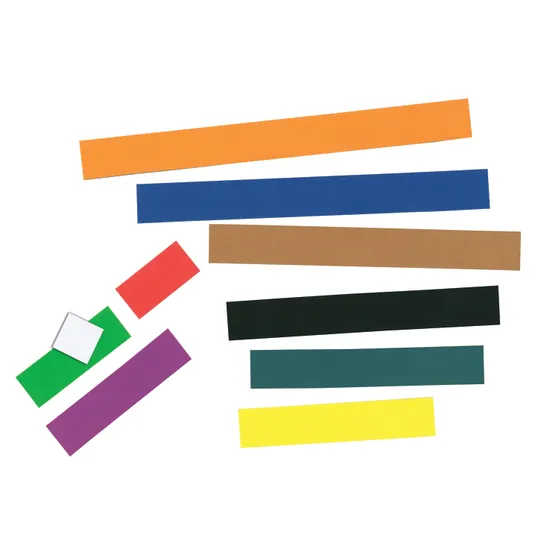 Teachables Large Magnetic Coloured Rods - Measurement & Fractions - Modern Teaching Aids NZ