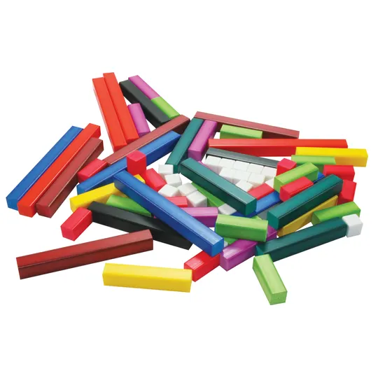 Teachables Coloured Rods - Set of 74 in Bag - Modern Teaching Aids NZ