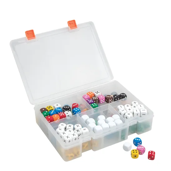Teachables Dice Set - Assorted Dice, Case of 164 - Modern Teaching Aids NZ