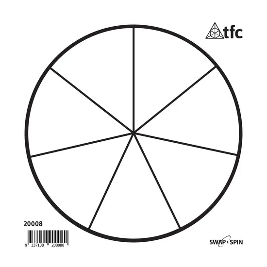 Teachables Swap & Spin Inserts - Blank 7 Template - Modern Teaching Aids NZ