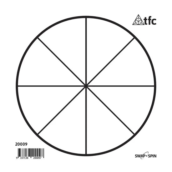 Teachables Swap & Spin Inserts - Blank 8 Template - Modern Teaching Aids NZ