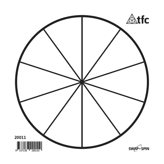 Teachables Swap & Spin Inserts - Blank 10 Template - Modern Teaching Aids NZ