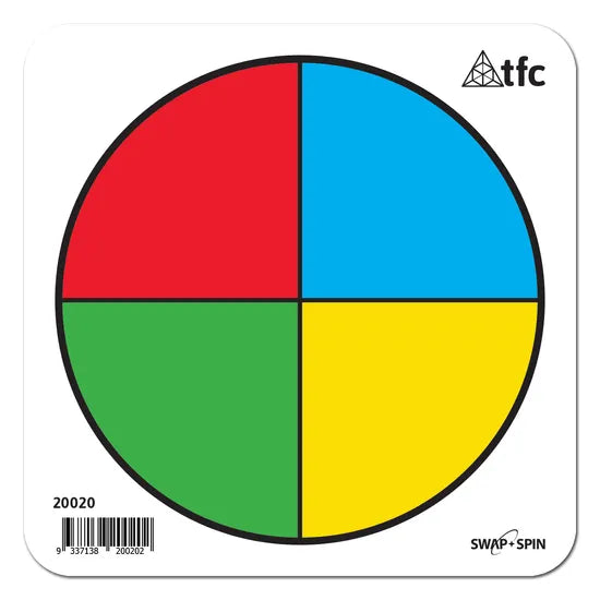 Teachables Swap & Spin Inserts - Colour, Set of 4 - Modern Teaching Aids NZ