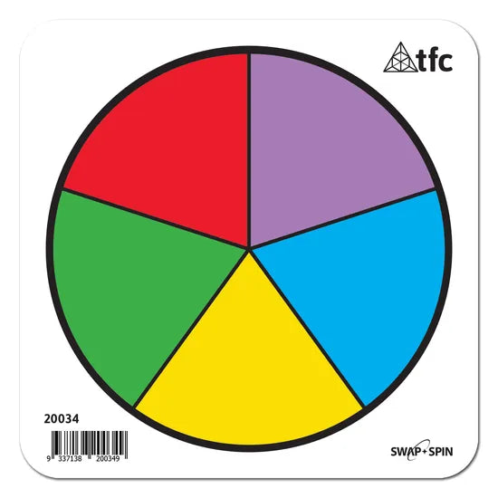 Teachables Swap & Spin Inserts - Colour, Set of 5 - Modern Teaching Aids NZ