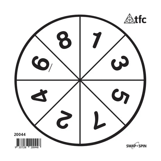 Teachables Number Inserts - Numbers 1-8 - Modern Teaching Aids NZ